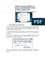 4 Herramientas Que Permitan Optimizar El Rendimiento Del Sistema Operativo