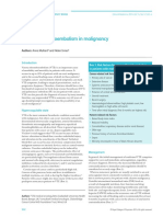 Venous Thromboembolism in Malignancy