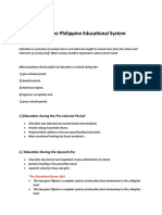 The History of The Philippine Educational System: 1.) Education During The Pre-Colonial Period