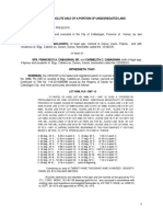 Deed of Sale of A Portion of Land-Casiano-Costo