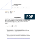 Multiplicación de Fracciones