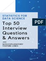 Top 50 Interview Questions & Answers: Statistics For Data Science