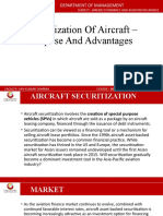 Securitization of Aircraft - Meaning, Purpose and Advantages