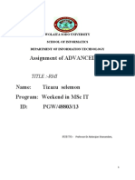 Assignment of ADVANCED JAVA: Title:-Rmi