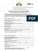 FRR-1 Acknowledgement of Sovereignty Certification - Form v.6