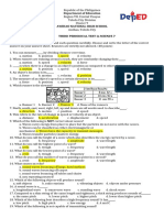 3rd Periodic Test Science