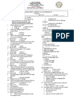 Please Use The Provision For Your Answers On The Back Page of This Test.