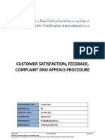 Customer Satisfaction Procedure (FCI Qatar)