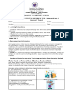 Learning Activity Sheets in Tle - Industrial Arts 6 Quarter 3 Week 2