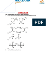 Isomerism: One or More Than One Answer Type Questions: 1. Which One of The Following Pairs of Isomers Are Enentiomers