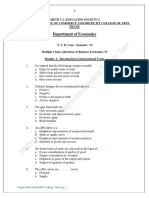 TYBCOM - Sem VI - MCQs of Business Economics VI