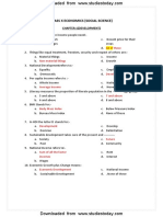 CBSE Class 10 Economics MCQs-All Chapters