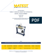 "Direct / Residual Shear Test Apparatus, Digital "Touch Screen"