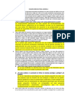 Examen Derecho Penal General