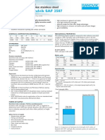 Sandvik SAF 2507: Duplex Stainless Steel