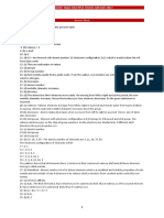 Periodic Table MCQ-Answer Only