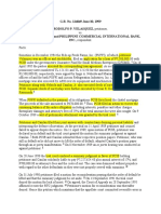 G.R. No. 124049 June 30, 1999 RODOLFO P. VELASQUEZ, Petitioner, Court of Appeals, and Philippine Commercial International Bank, INC., Respondent