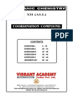 Coordination Compound: Inorganic Chemistry