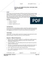 Bulk Specific Gravity (G) of Compacted Asphalt Mixtures Using Saturated Surface-Dry Specimens Fop For Aashto T 166 Scope