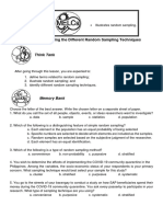 Statistics and Probability Chapter 3 Lesson 1