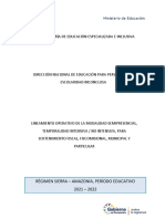 Lineamiento Operativo Pcei Régimen Sierra - Amazonía 2021-2022