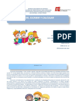 Proyecto 1ero A Leer, Escribir y Calcular