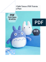 Amigurumi Chibi Totoro PDF Patron Gratis Paso A Paso