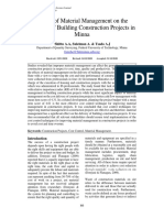 9 Effects of Material Management On The Delivery of Building Construction Projects in Minna by Shittu Et Al