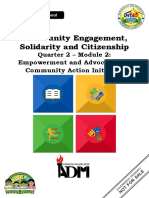 Community Engagement, Solidarity and Citizenship