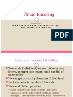 Huffman Encoding: WWW - Cis.Upenn - Edu/ Matuszek/Cit594-2002/SLIDES/HUFFMAN