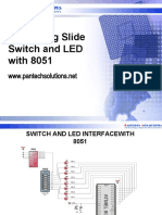 Interfacing Switch and Led With 8051