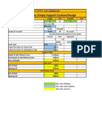 Two Way Simply Support CautionDesign Excel Sheet