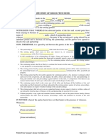 Specimen of Dissolution Deed: Printed From Taxmann's Income Tax Rules On CD Page 1 of 1