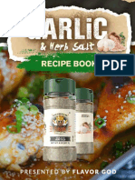 Flavor God Garlic Herb Salt Recipe Book