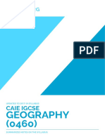 IGCSE - Geography 0460 Theory Notes