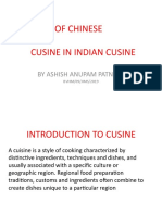 Impact of Chinese Cusine in Indian Cusine