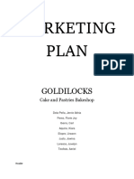 Marketing Plan: Goldilocks