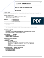 Safety Data Sheet: Areca / Eco / Palm - Leaf Dinnerware Plates