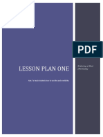 Lesson Plan One For Observation - Sara El-Aziz