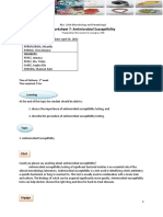 Worksheet 7: Antimicrobial Susceptibility: Leaders: Members