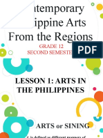 Contemporary Philippine Arts From The Region - 2nd SEM - Q3