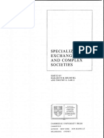 (Brumfiel y Earle, 1987) Specialization, Exchange and Complex Societies