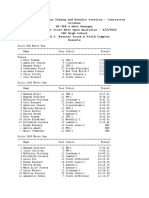 Section III State Meet Open Qualifier