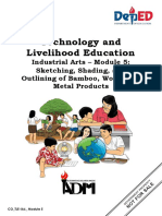 TLE-IA 6 - Module 5 - Sketching, Shading and Outlining of Bamboo, Wood, and Metal Products