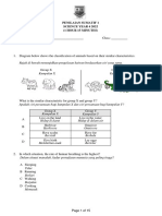 Penilaian Sumatif 1 Science Year 4 2022 (1 Hour 15 Minutes) : Page 1 of 15