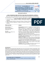 Early Childhood Caries and Infant Oral Health - Knowledge, Attitude, Practices Among Pediatricians and General Practitioners in Udupi District