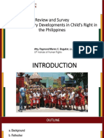 May 23 - Atty. Baguilat (Review and Survey of Contemporary Developments in Childs Right in The Philippines)