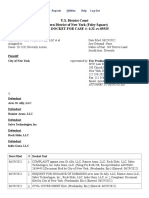 U.S. District Court Southern District of New York (Foley Square) CIVIL DOCKET FOR CASE #: 1:22-cv-05525