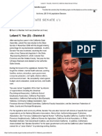 2010-2020-Witch Hunt, Prosecution and Incarcaration of The California Senator Leland Yee