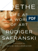 Rüdiger Safranski Goethe Life As A Work of Art